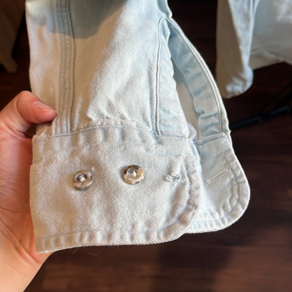 Vintage Carhartt Button Down Denim Shirt - Picture 3 of 8